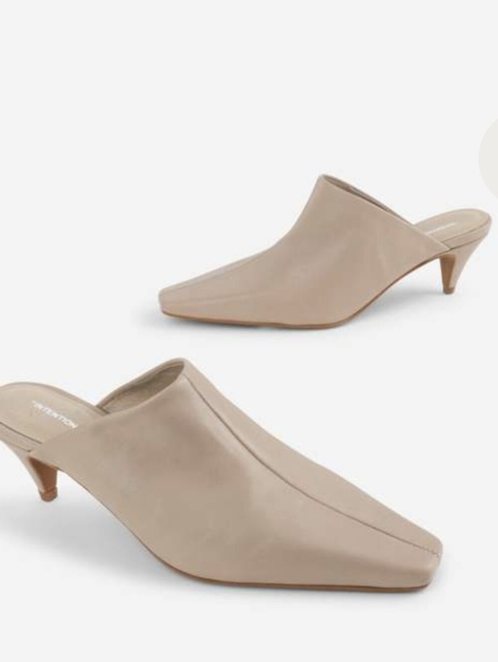 Intentionally Blank Officially Heeled Mules Shoes 38 8 Stunning Style Staple EUC